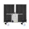 100W mini sistema solar de la iluminación casera para la aplicación casera